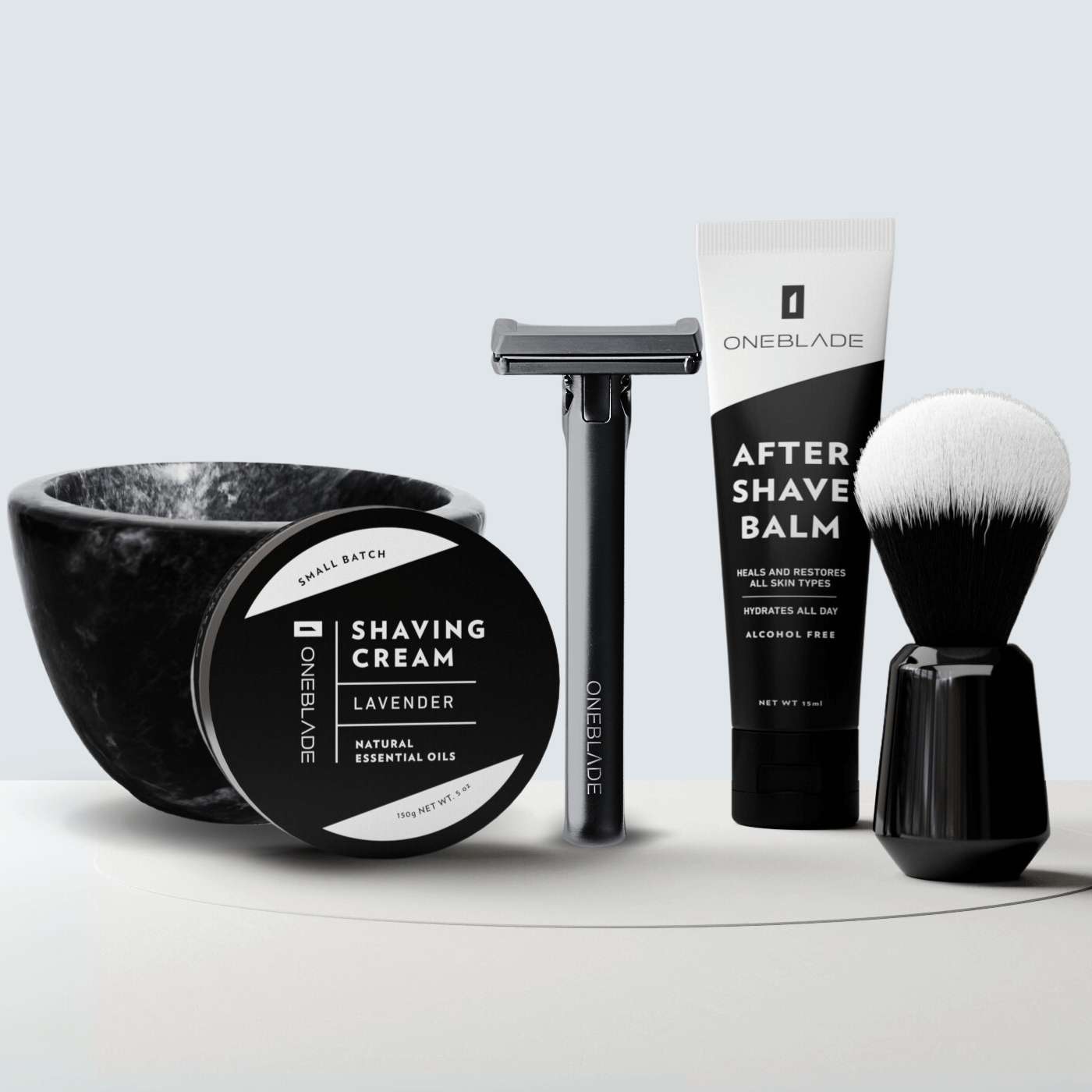 Gunmetal Genesis Safety Razor Shaving Kit