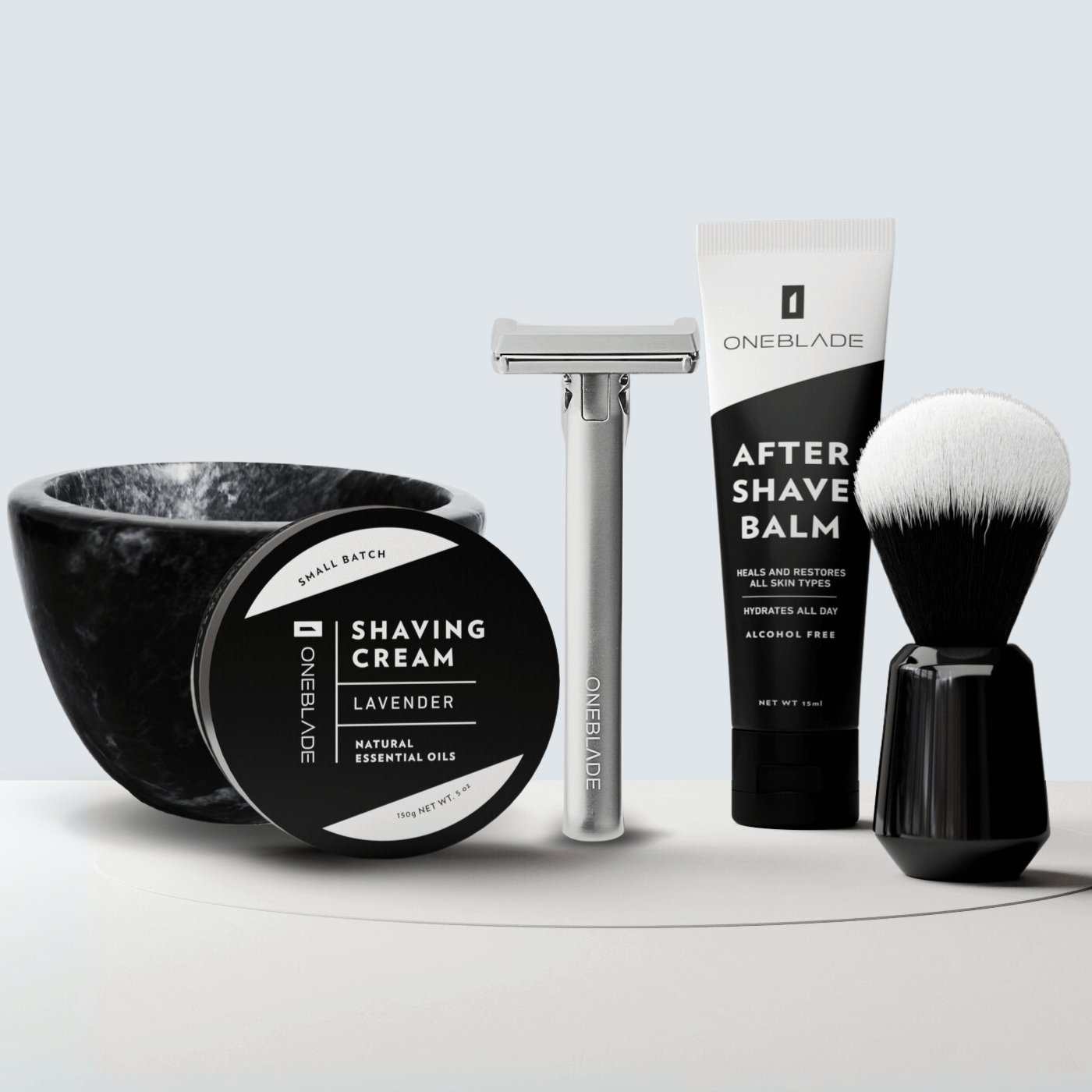 Silver Genesis Safety Razor Shaving Kit